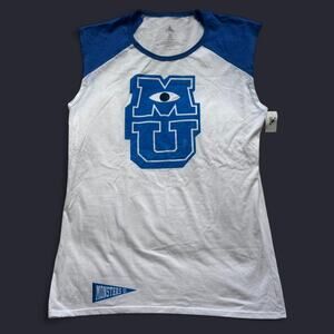 Monsters university raglan tank top sz XL Disney land world casual vacation